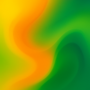 Abstraktní zelenožluté vlny symbolizující kyselou chuť
